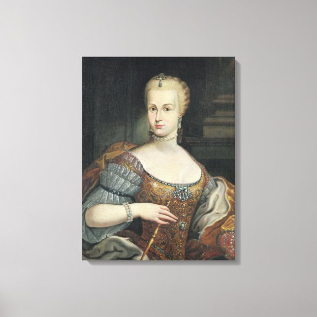 Porträtt i Pietro Leopoldo di Lorena Canvastryck (Framsida)