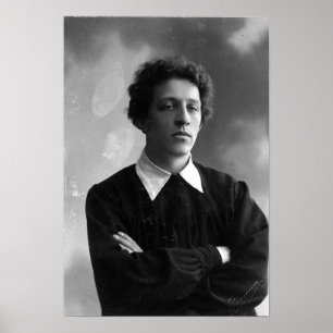 Porträtt i poeten Alexander Blok Poster