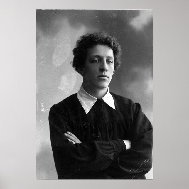 Porträtt i poeten Alexander Blok Poster (Framsidan)