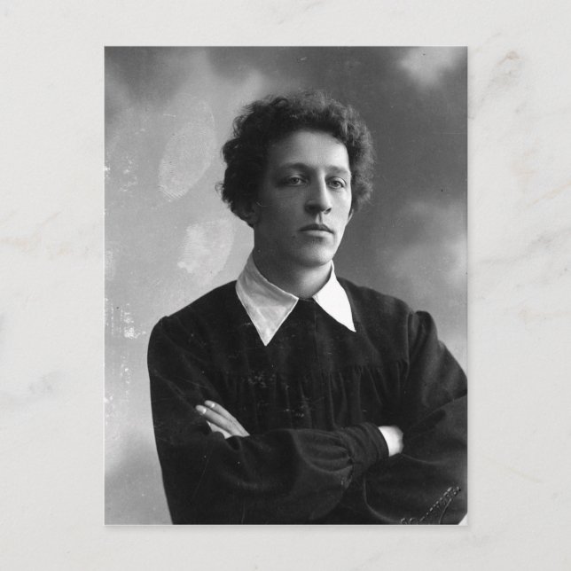 Porträtt i poeten Alexander Blok Vykort (Framsida)