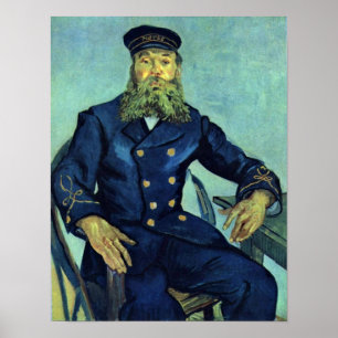 Porträtt i Postman av Vincent Willem van Gogh Poster