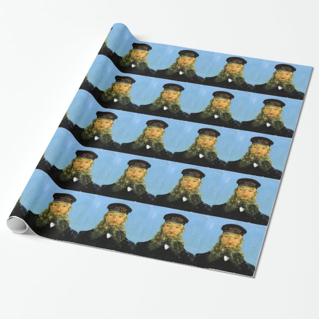 Porträtt i Postman Roulin av Van Gogh Presentpapper (Utrullad)