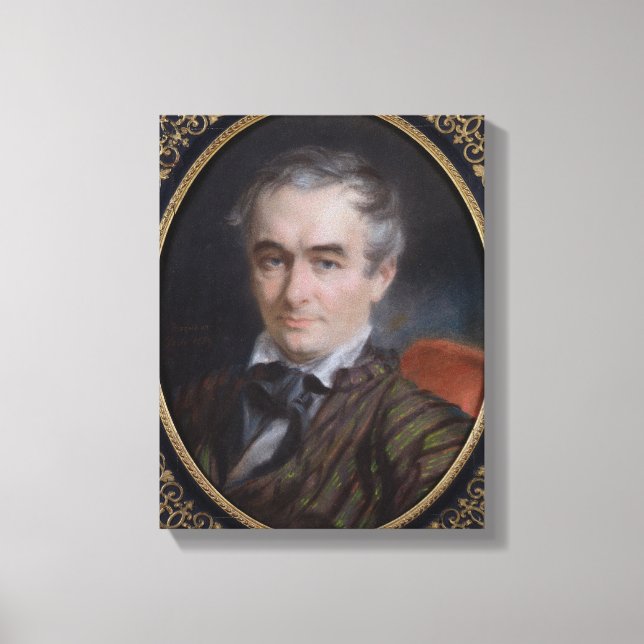 Porträtt i Prosper Merimee 1853 Canvastryck (Framsida)