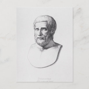 Porträtt i Pythagoras Vykort