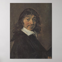 Porträtt i René Descartes av Frans Hals Poster