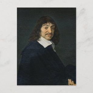 Porträtt i Rene Descartes c.1649 Vykort