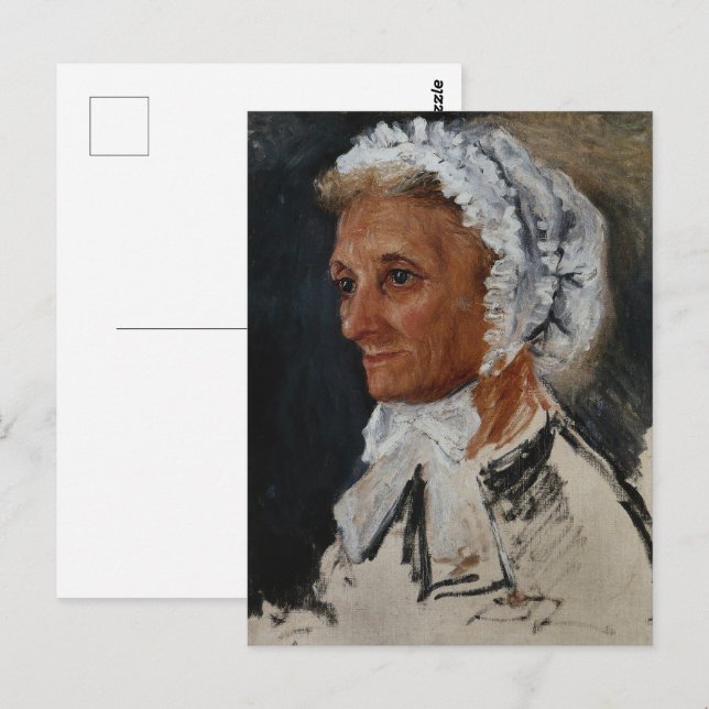 Porträtt i Renoirs Mor Fine Art Vykort (Fram/baksida)