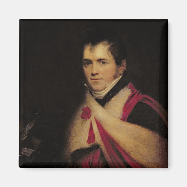 Porträtt i Rev. Edward Daniel Clarke c.1822 Magnet (Framsidan)