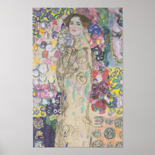 Porträtt i Ria Munk III - Gustav Klimt (1917-18) Poster