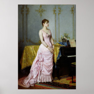 Porträtt i Ro Caron 1886 Poster