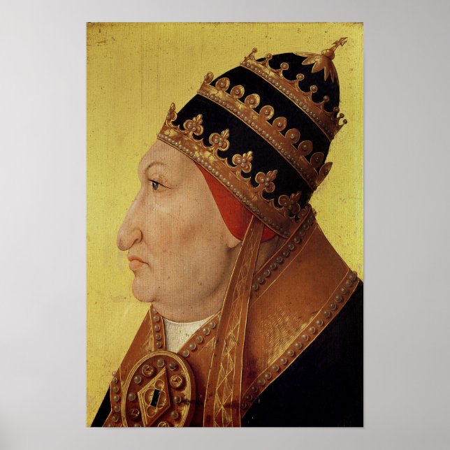 Porträtt i Rodrigo Borgia Pope Alexander VI Poster (Framsidan)