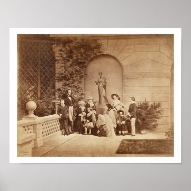 Porträtt i Royalets familj i Osborne House, 185 Poster (Framsidan)