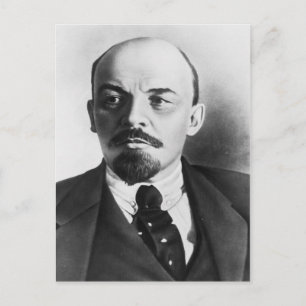 Porträtt i ryska Vladimir Ilyich Lenin Vykort