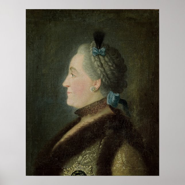 Porträtt i Rysslands Catherine II Poster (Framsidan)