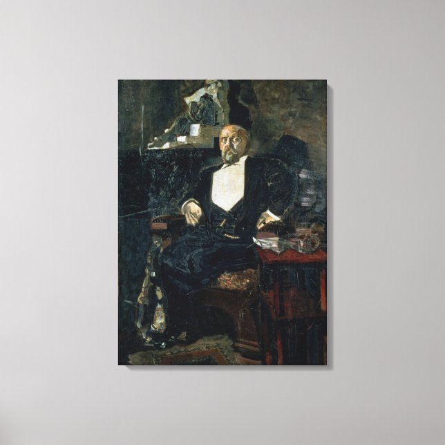Porträtt i S. Mamontov Canvastryck (Framsida)