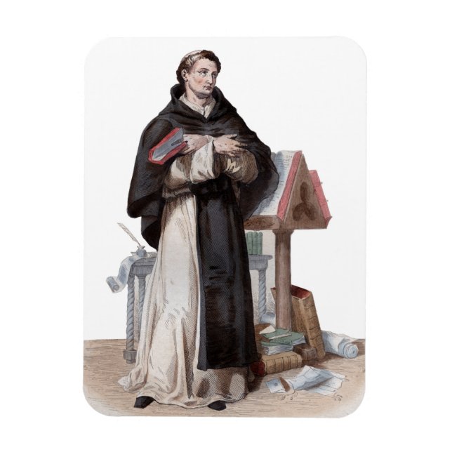 Porträtt i Saint Bernard de Clairvaux Magnet (Vertikal)