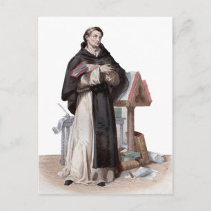 Porträtt i Saint Bernard de Clairvaux Vykort