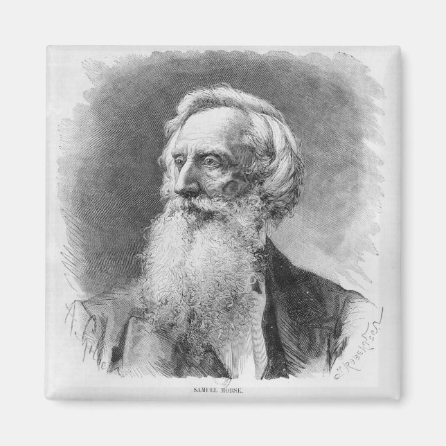 Porträtt i Samuel Morse Magnet (Framsidan)