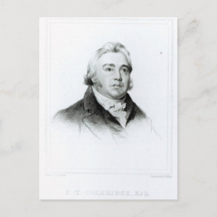 Porträtt i Samuel Taylor Coleridge Vykort