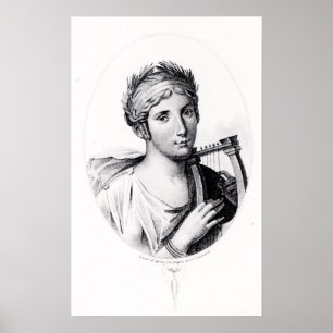 Porträtt i Sappho Poster