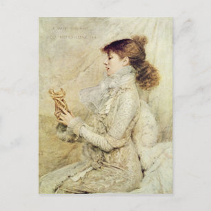 Porträtt i Sarah Bernhardt Vykort
