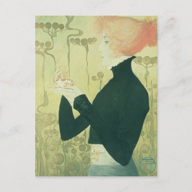Porträtt i Sarah Bernhardt Vykort (Framsida)
