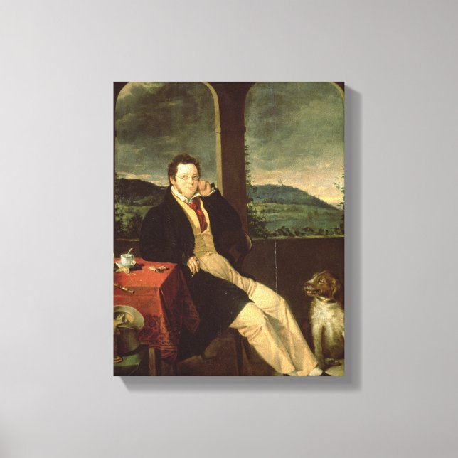 Porträtt i Schubert Canvastryck (Framsida)