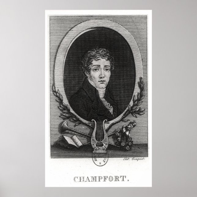 Porträtt i Sebastian-Roch Nicolas Poster (Framsidan)