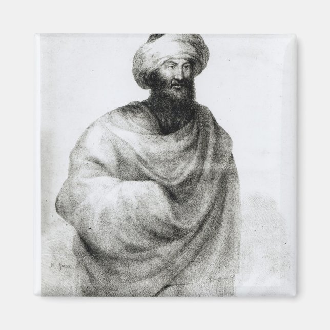 Porträtt i Sheikh Ibrahim eller Johann Ludwig Magnet (Framsidan)