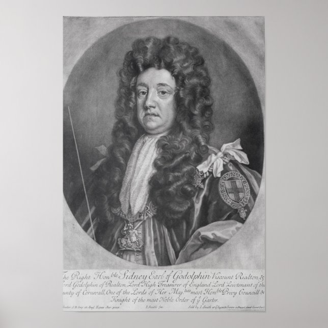 Porträtt i Sidney Godolphin Poster (Framsidan)