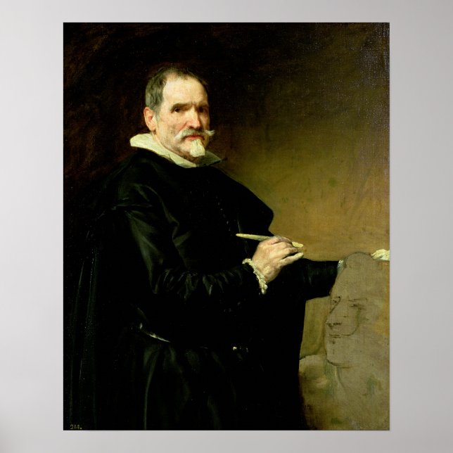 Porträtt i skulptorn, Juan Martinez Poster (Framsidan)