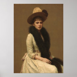 Porträtt i Sonia - Henri Fantin-Latour Fine Art Poster