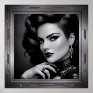 Porträtt i Spy Kalina Shepard av Xzendor 7 Poster