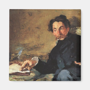 Porträtt i Stéphane Mallarmé, 1876 Magnet
