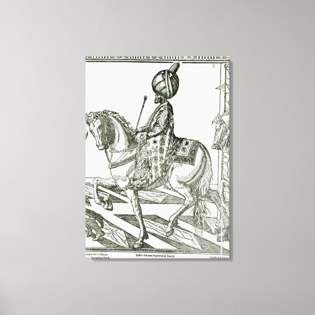 Porträtt i Suleiman Canvastryck (Framsida)