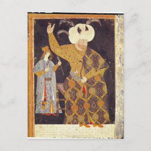 Porträtt i Sultan Selim II Vykort