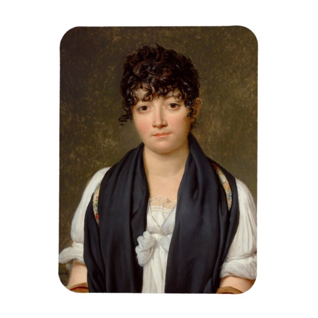 Porträtt i Suzanne Le Peletier de Saint-Fargeau Magnet (Vertikal)