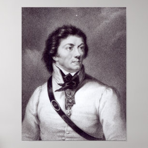 Porträtt i Tadeusz Kosciuszko Poster