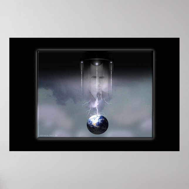 Porträtt i Tesla av Gregory Gallo Poster (Framsidan)