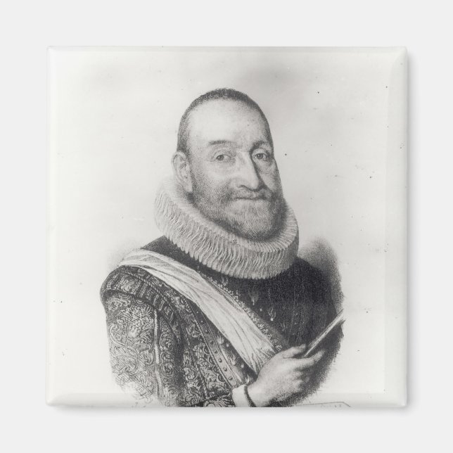 Porträtt i Theodore Agrippa d'Aubigne Magnet (Framsidan)