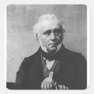 Porträtt i Thomas Babington Macaulay Fyrkantigt Klistermärke