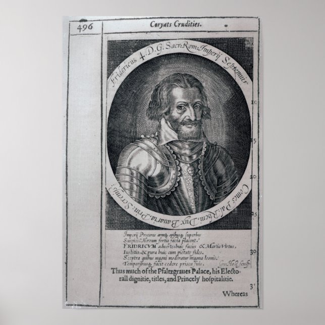 Porträtt i Thomas från "Coryats grymheter" Poster (Framsidan)
