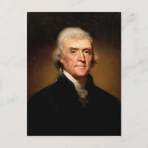 Porträtt i Thomas Jefferson av Rembrandt Peale Vykort
