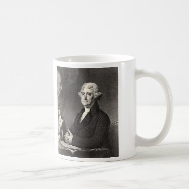 Porträtt i Thomas Jefferson Kaffemugg (Höger)