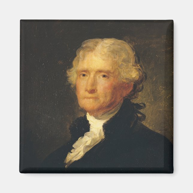 Porträtt i Thomas Jefferson Magnet (Framsidan)