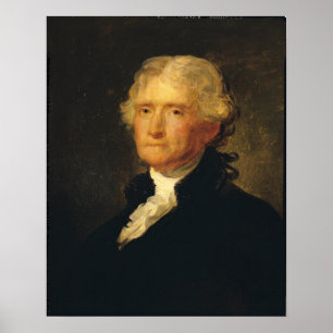 Porträtt i Thomas Jefferson Poster