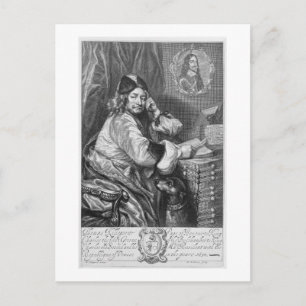 Porträtt i Thomas Killigro (1612-83) Restoration Vykort