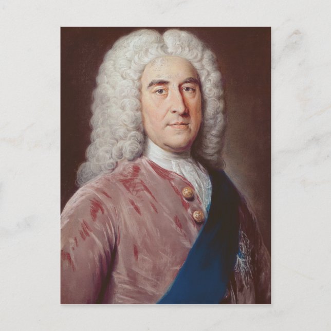 Porträtt i Thomas Pelham Holles Vykort (Framsida)