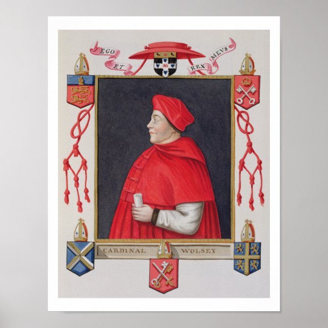 Porträtt i Thomas Wolsey (c.1475-1530) Poster (Framsidan)