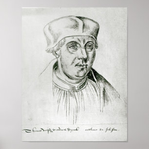Porträtt i Thomas Wolsey, York-kardinal Poster